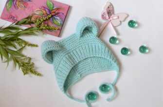 Шапочка для новорожденного спицами - пошаговые схемы вязание шапочек