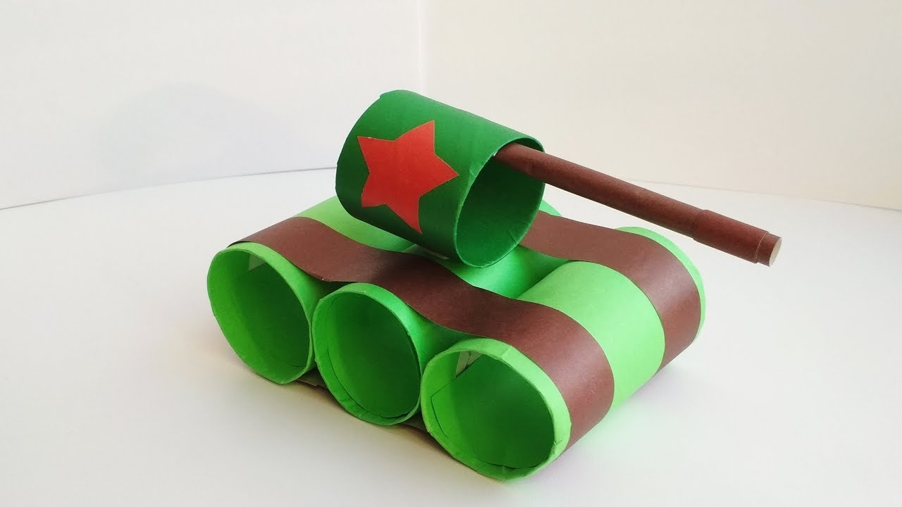 Поделка “Танк”